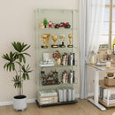 Premium 5 Tier Glass Display Case With 5 Dynamic LED Modes