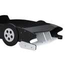 Race Car-Shaped Platform Bed With Wheels