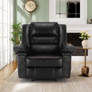 Breathable Leather Massage Recliner Manual Chair