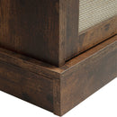 4 Door Storage Cabinet With 1 Drawer, With 4 Adjustable Inner Shelves