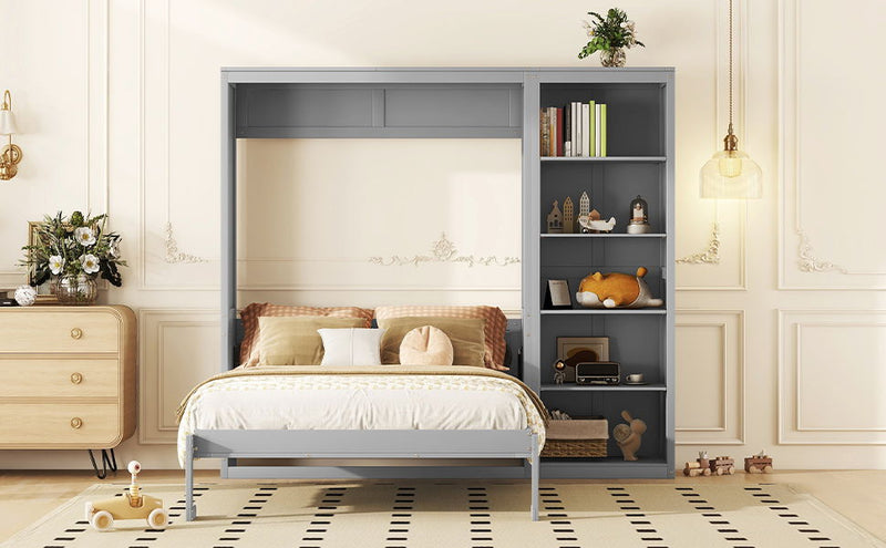 Multifunction Murphy Wall Bed With Shelves