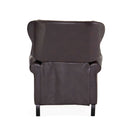 Contemporary Style Push Back Recliner With Button Tufted Stitching And Nailhead Trim