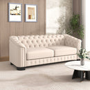 Sofa With Thick Removable Seat Cushion, 3 Seater