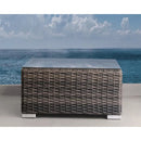 Outdoor Wicker Conversation Set With Cushions, All Weather