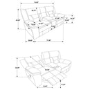 Greer - Upholstered Reclining Sofa Set