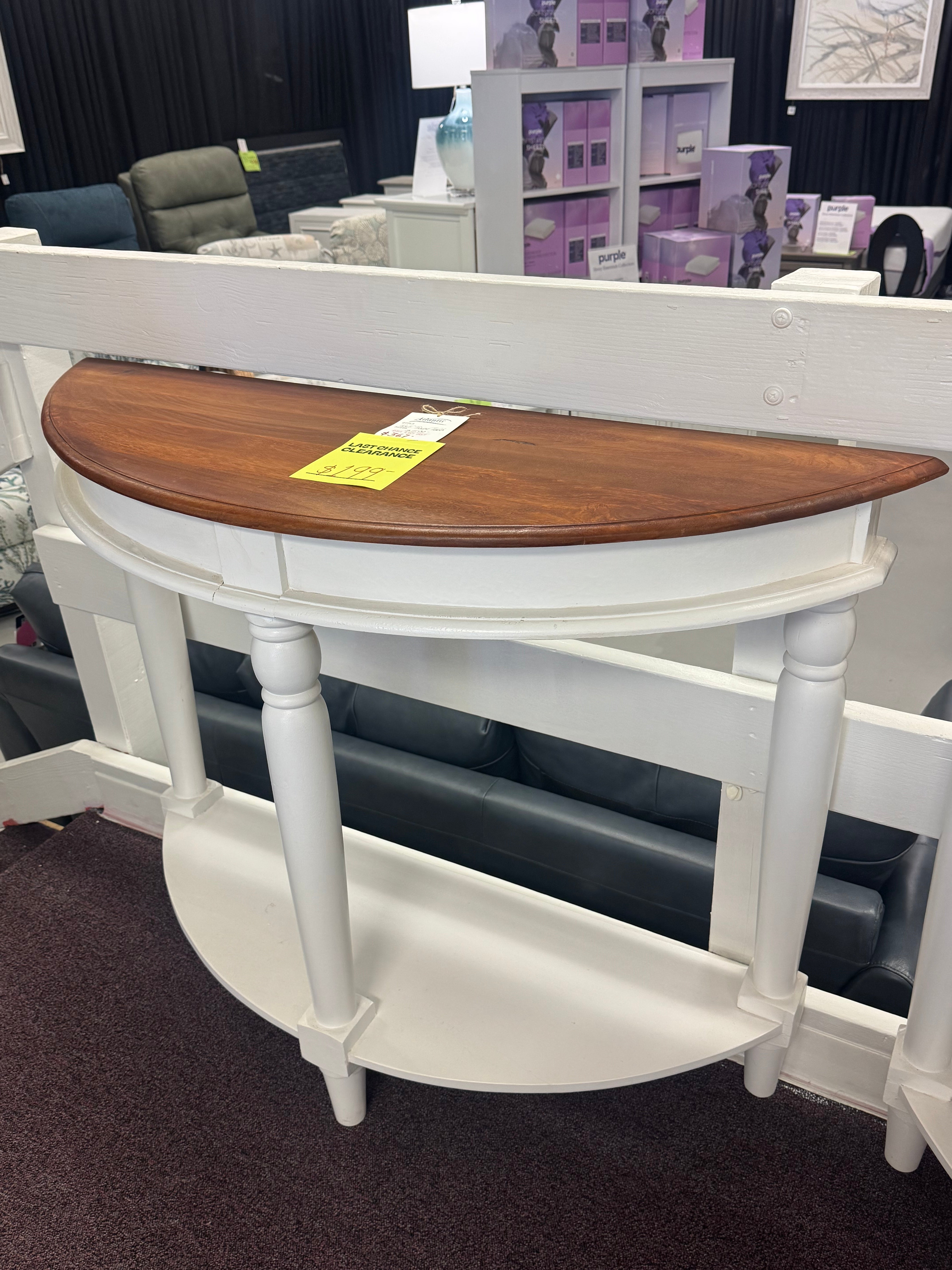 Half Round Table