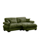 Super Comfort Oversized Modular Sectional Sofa With Movable Ottoman