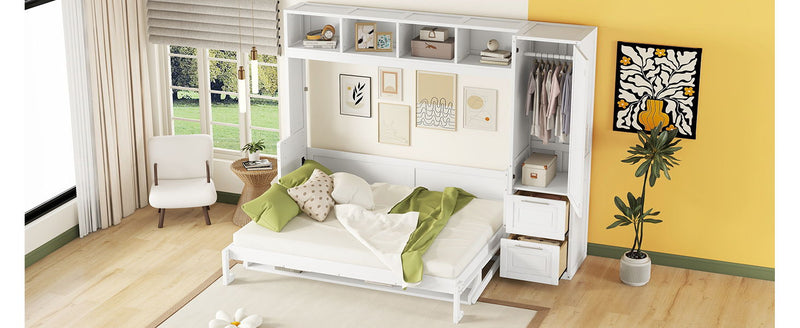 Murphy Wall Bed With Closet And Drawers