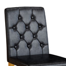 Dining Chairs With Ergonomic Buckle Backrest Comfort