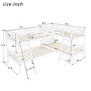 L Shaped Bunk Bed With Ladder
