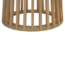 Modern Round Coffee Table With Grille Moldin