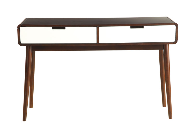 Christa - Sofa Table - White / Espresso