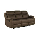Brenda - Sofa Manual Recline Function - Brown