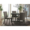 Cross - Round Dining Table - Dark Gray
