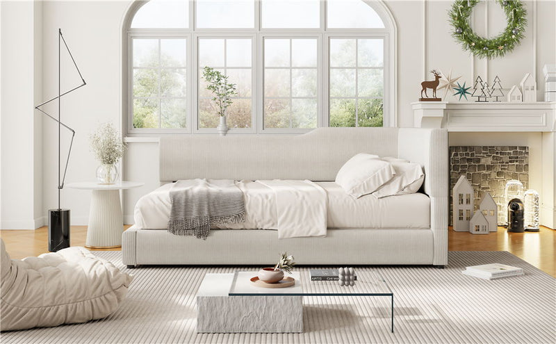 L Shaped Upholstered Daybed