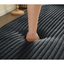 Floor Convertible Sleeper Sofa Bed With 2 Pillows