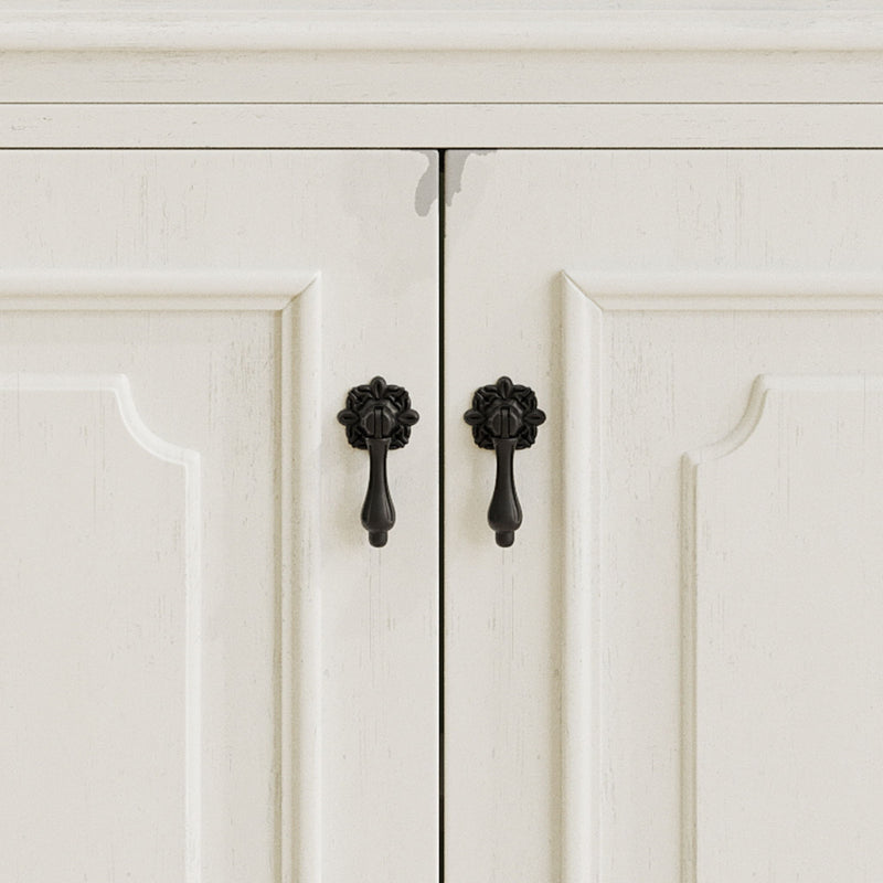 Vintage Bathroom Vanity With Sink, Rustic Cabinet With Soft Close Doors