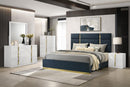 Ines - 5-Drawer Bedroom Chest Of Drawers - White High Gloss