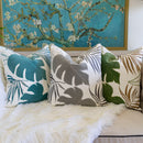 Autumn Vibes Leaf Accent Pillow