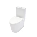 1 Piece Toilet For Bathroom, Dual Flush 1.24 / 1.6 Gpf, Soft Closing Seat - White