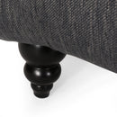 Chaise Lounge With Button Tufted Diamon Stitch