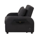 Versatile Pull Out Sofa Sleeper 3 In 1 With Wing Table & USB Charge, Compact Design