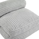 Latina - Indoor Foldbable Bean Bag Lounge Chair - Light Gray