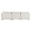 Modern Cloud Sectional Sofa L Shaped Luxury Couch Set With 2 Free Pillows 4 Seat With Oversized Chaise