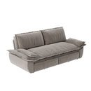 Queen Pull Out 3 In 1 Convertible Sleeper Sofa With Side Storage