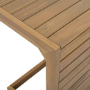 Aluminum Outdoor C - Shaped Side Table For Patio