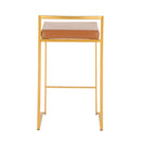 Fuji - Contemporary / Glam Design Counter Stool (Set of 2)