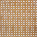 Elegant French Country Style Dining Chair With Cane Backrest