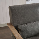 Swivel Modern Upholstered Accent Chair With Armrests