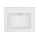 Modern Rectangular Vanity Top With Overflow For Bathroom