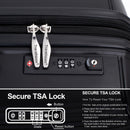 Expandable Hardshell Suitcase Double Spinner Wheels Luggage Sets