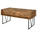 Rustic Industrial Charm Writing Desk With 4 Drawers And Open Shelf