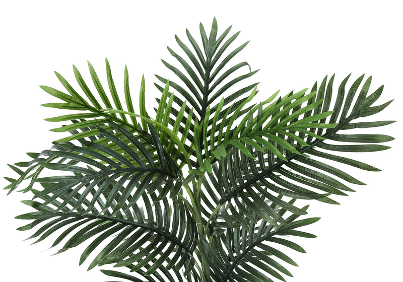 Artificial Plant, 28" Tall, Palm Tree, Indoor, Faux, Fake, Floor, Greenery, Potted, Real Touch, Decorative - Green / White