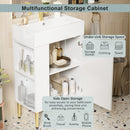 Bathroom Vanity, Combo Cabinet, Bathroom Storage Cabinet, Single Ceramic Sink