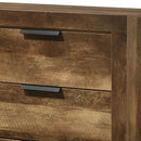 Morales - Dresser - Rustic Oak Finish - Atlantic Fine Furniture Inc