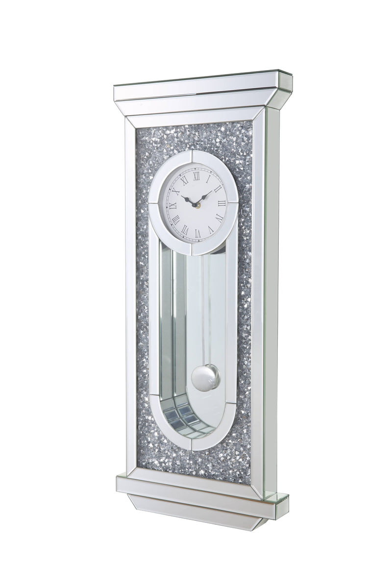 Noralie - Wall Clock - Silver Gray