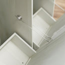 Double Tilt Out Trash Cabinet With Hideaway Drawer And Barn Door Style