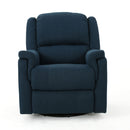 Contemporary Glider Recliner With Swivel Function
