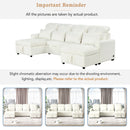 Oversized U-Shaped Versatile Sectional, Pull-Out Sofa Bed With Double Storage Chaise Lounges And 2 USB Ports For Living Room