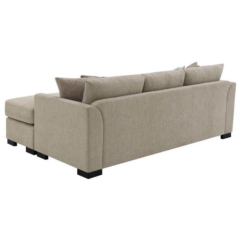 Storey - Upholstered Sleeper Sectional Chaise Sofa