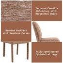 Lidi - Side Chair Set of 2) - Brown Chenille