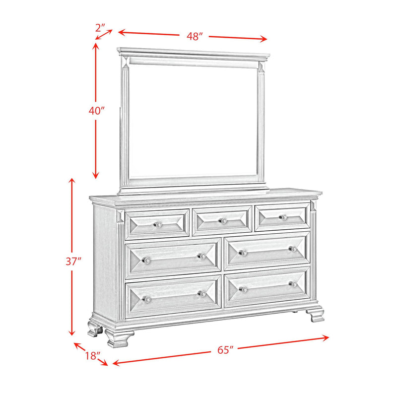 Bridgestone - Dresser And Mirror Set