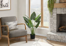 37" Tall, Artificial Plant, Aureum Tree, Indoor, Faux, Fake, Floor, Greenery, Potted, Real Touch, Decorative - Green / Black