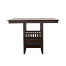 Jaden - Square Counter Height Dining Table - Espresso - Atlantic Fine Furniture Inc
