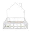 House Platform Bed With Guardrail