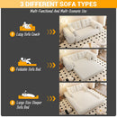 Human Dog Bed, Multi Functional Foldable Sofa Bed, 3 In 1